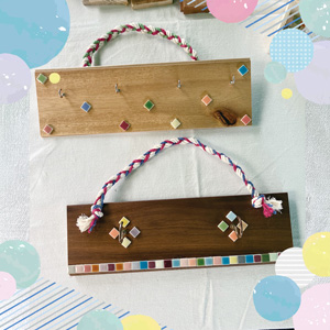 DIY作品 壁掛け収納 写真