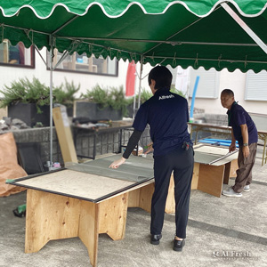 アルフレッシュ 30周年感謝祭 網戸貼り替え写真