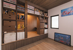 O様邸 推し部屋 本棚 ヌック リノベーション 施工後 写真