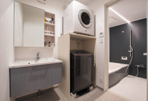 O様邸 洗面脱衣室 浴室 リノベーション 施工後 写真