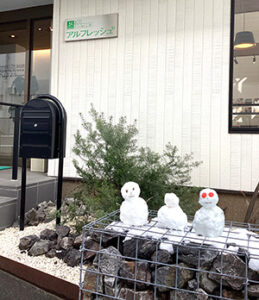 2026年 津市 雪だるま 写真