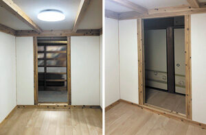 耐震シェルター 設置完了 写真